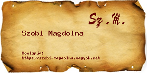 Szobi Magdolna névjegykártya
